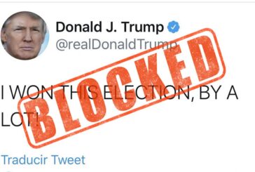Restringue Twitter cuenta de Trump tras los disturbios