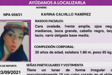 Karina tiene 30 años, desapareció en Bahía de Banderas y su familia pide ayuda para localizarla